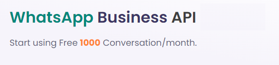 Signup for Free WhatsApp Business API